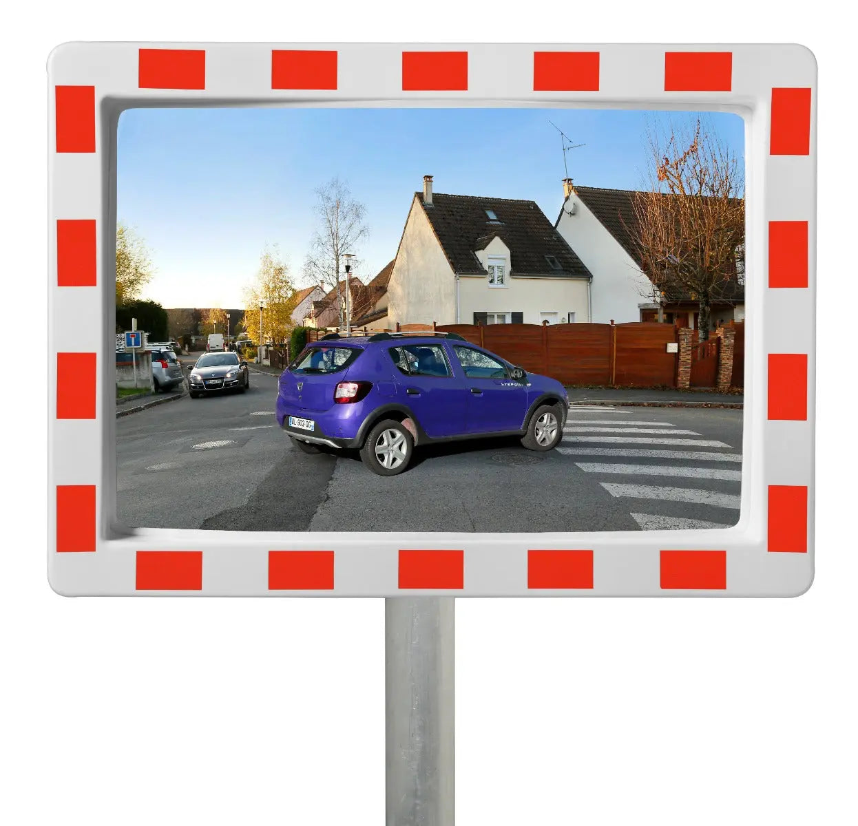 Miroir de circulation industrie et voie privée 90° Ecochok - France Collectivités