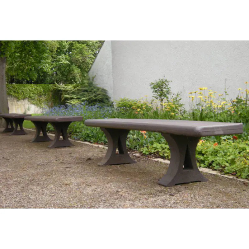 Banquette en plastique recyclé Mira