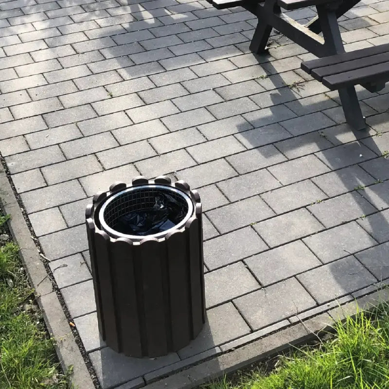 Corbeille en plastique recyclé 55L Scori