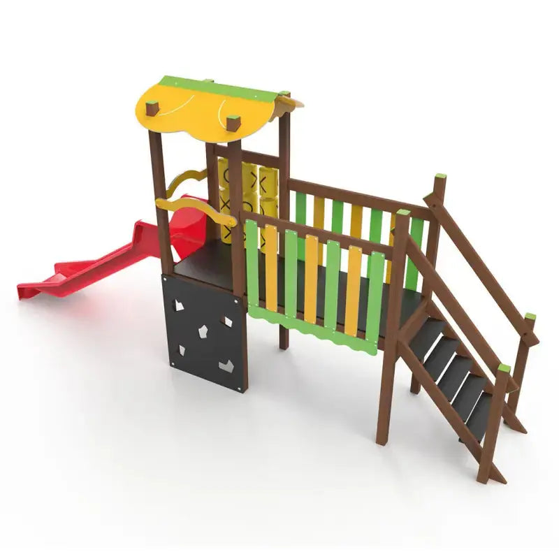Structure de jeux Bouton d'or en alu, pour Bambin, enfants de 2 à 7 ans