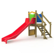 Structure de jeux pour enfants JA01 en bois Ligne Square