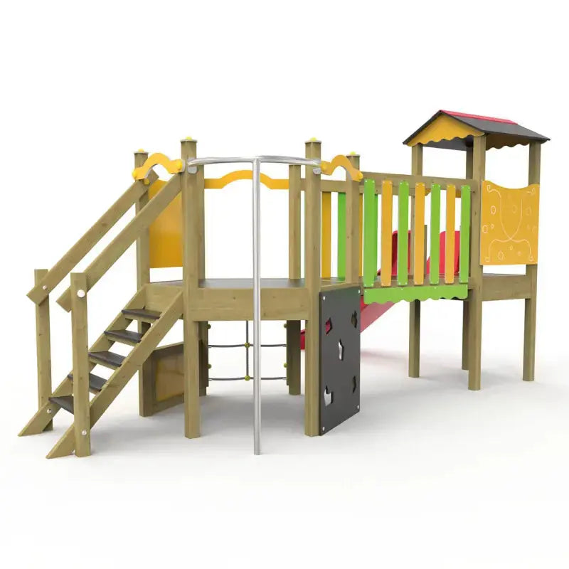 Structure de jeux pour enfants JA08 en bois