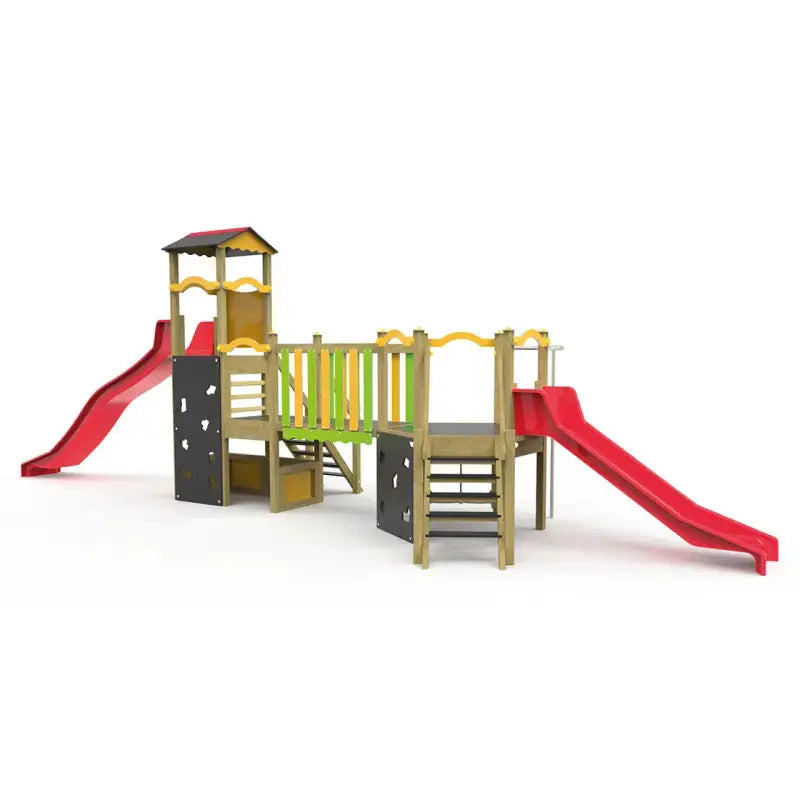 Structure de jeux pour enfants JM03 en bois 