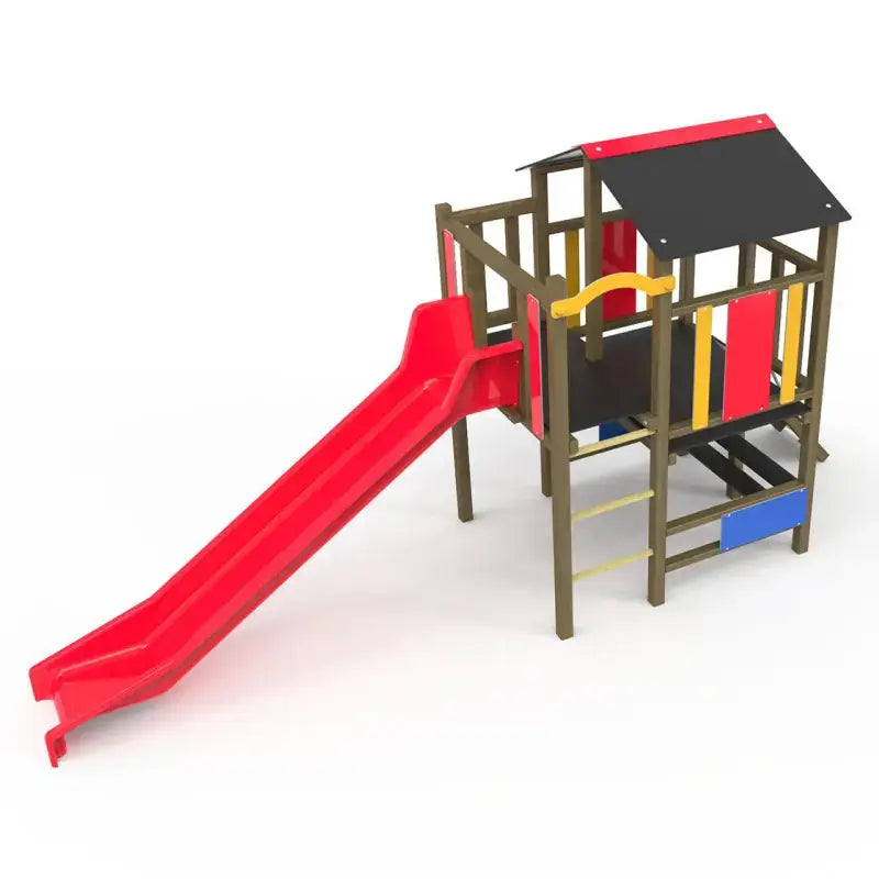 Structure de jeux pour enfants Météorite en bois Ligne Square