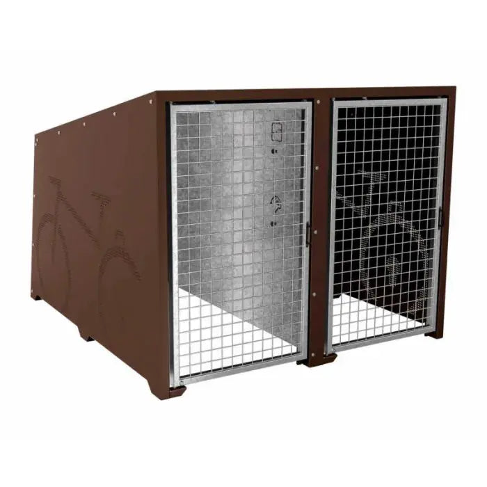 Box Berlin pour 4 vélos (module initial + complémentaire + 2 paires de rail) france collectivités