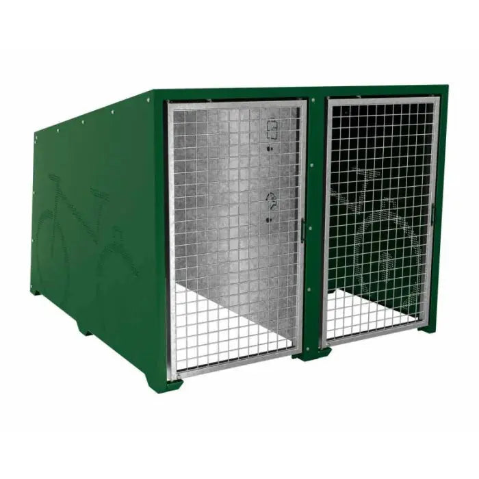 Box Berlin pour 4 vélos (module initial + complémentaire + 2 paires de rail) france collectivités