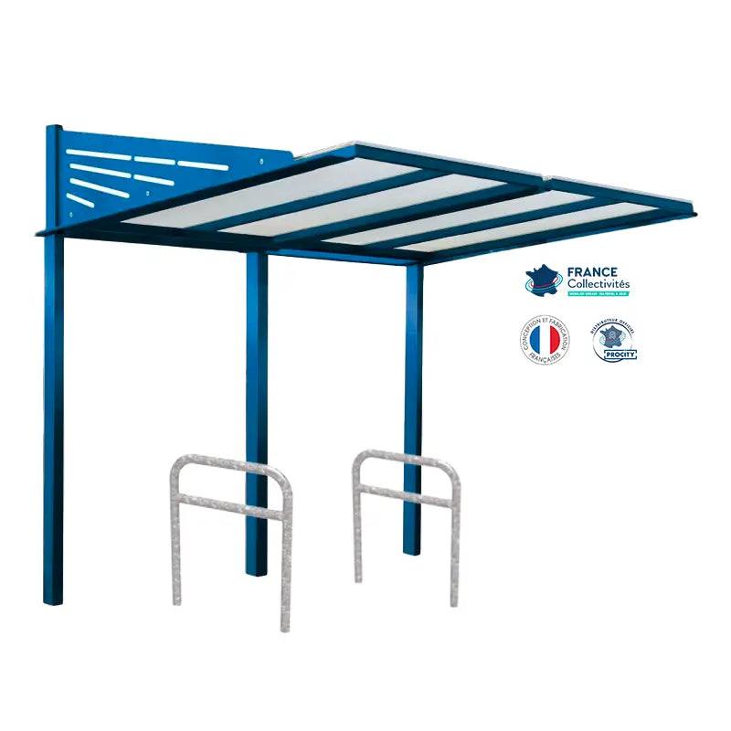 Pack abri vélos Conviviale + appuis au choix - 4 places Procity