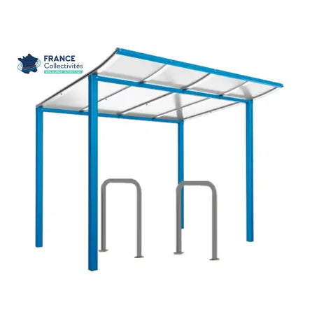 Pack abri vélos Modulo + appuis au choix - 4 places Procity