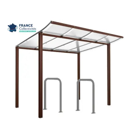 Pack abri vélos Modulo + appuis au choix - 4 places Procity