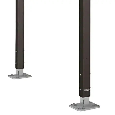 Pack abri vélos Modulo + appuis au choix - 6 places Procity sur platine
