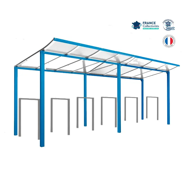 Pack abri vélos Modulo + appuis au choix - 12 places Procity