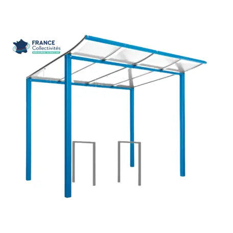 Pack abri vélos Modulo + appuis au choix - 4 places Procity