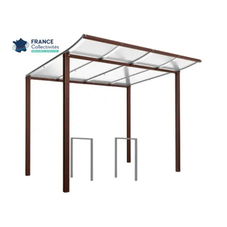 Pack abri vélos Modulo + appuis au choix - 4 places Procity