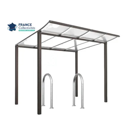 Pack abri vélos Modulo + appuis au choix - 4 places Procity
