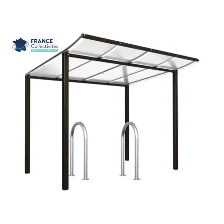 Pack abri vélos Modulo + appuis au choix - 4 places Procity