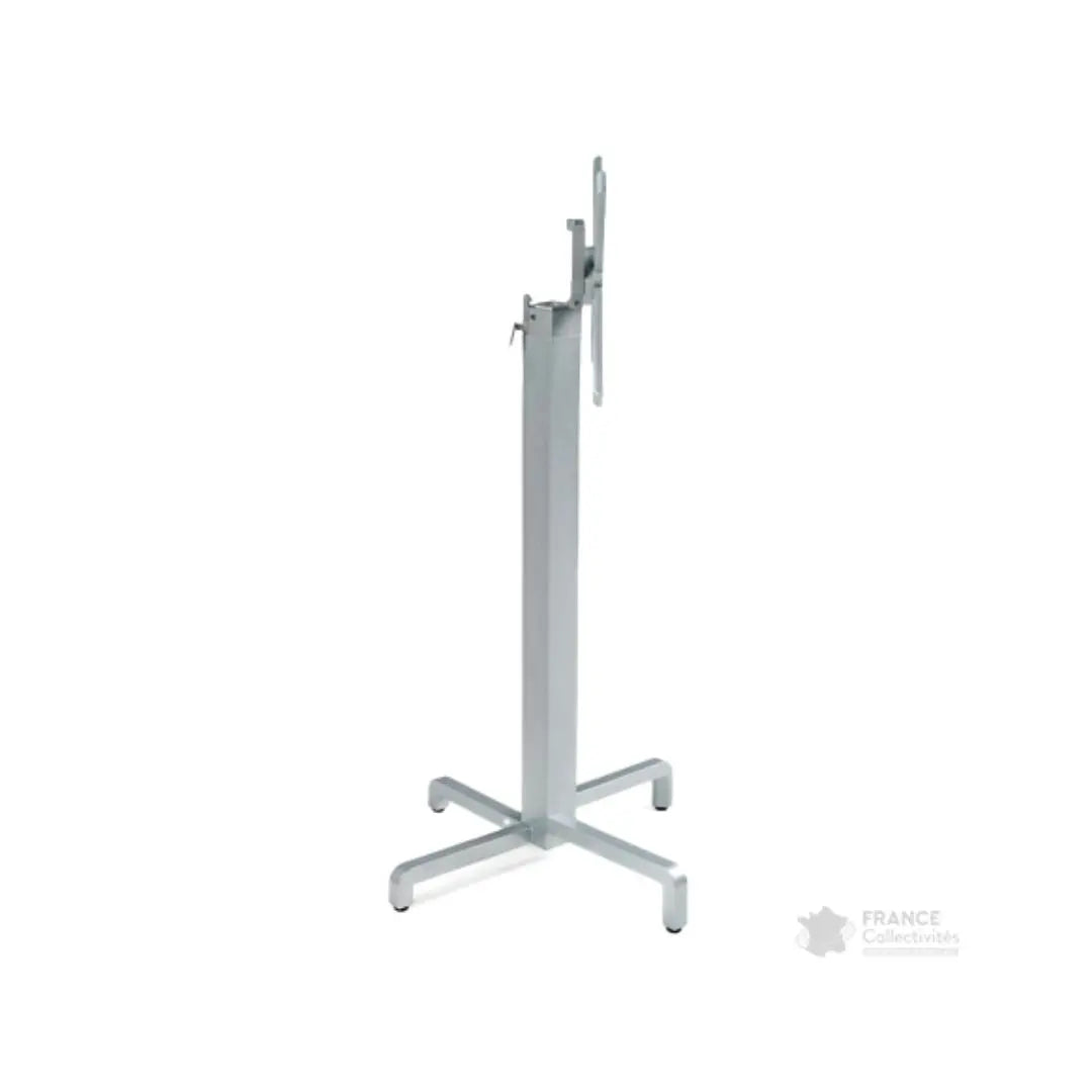Pied central basculant en alu pour mange-debout Ibisco france collectivités