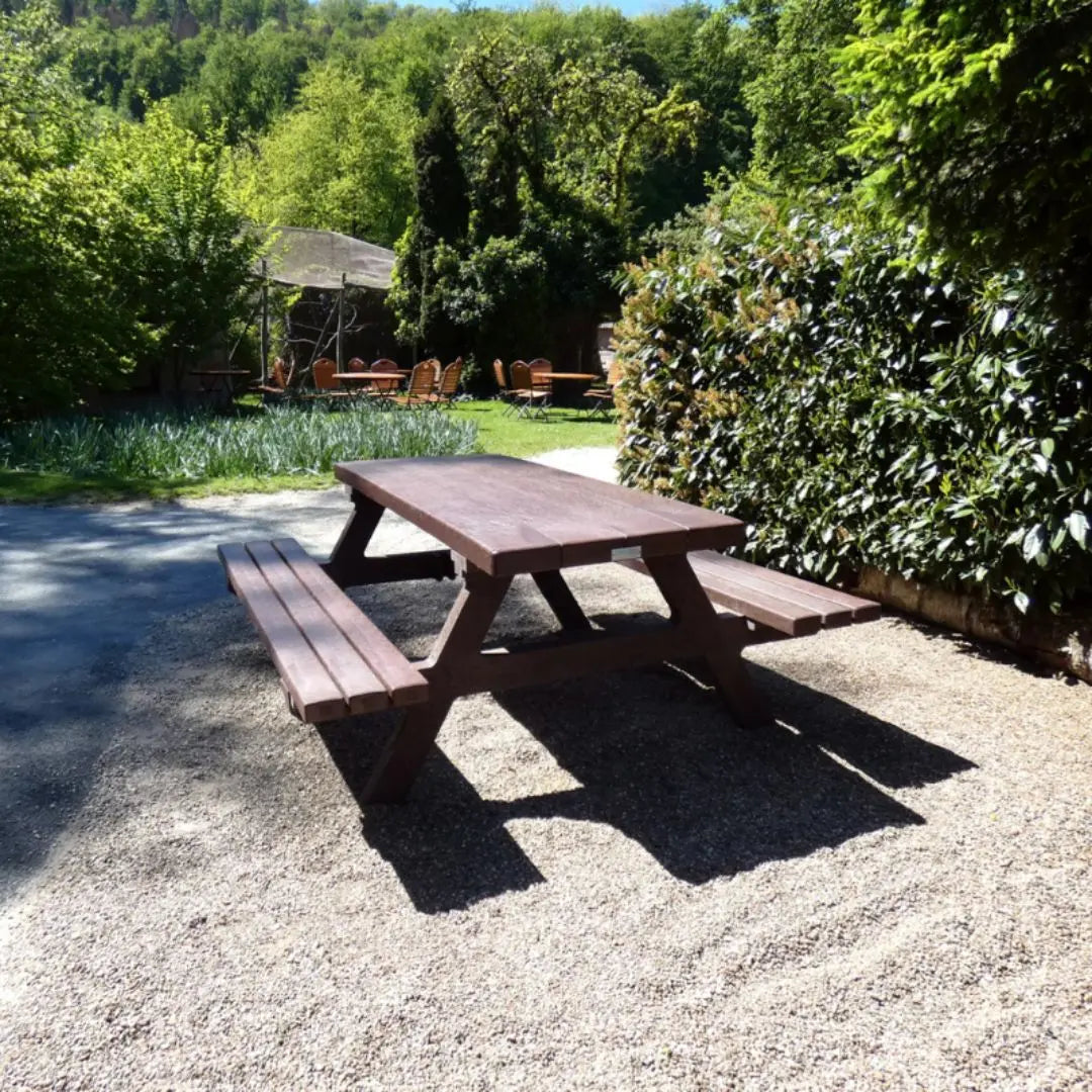 Table de pique-nique en plastique recyclé Isola