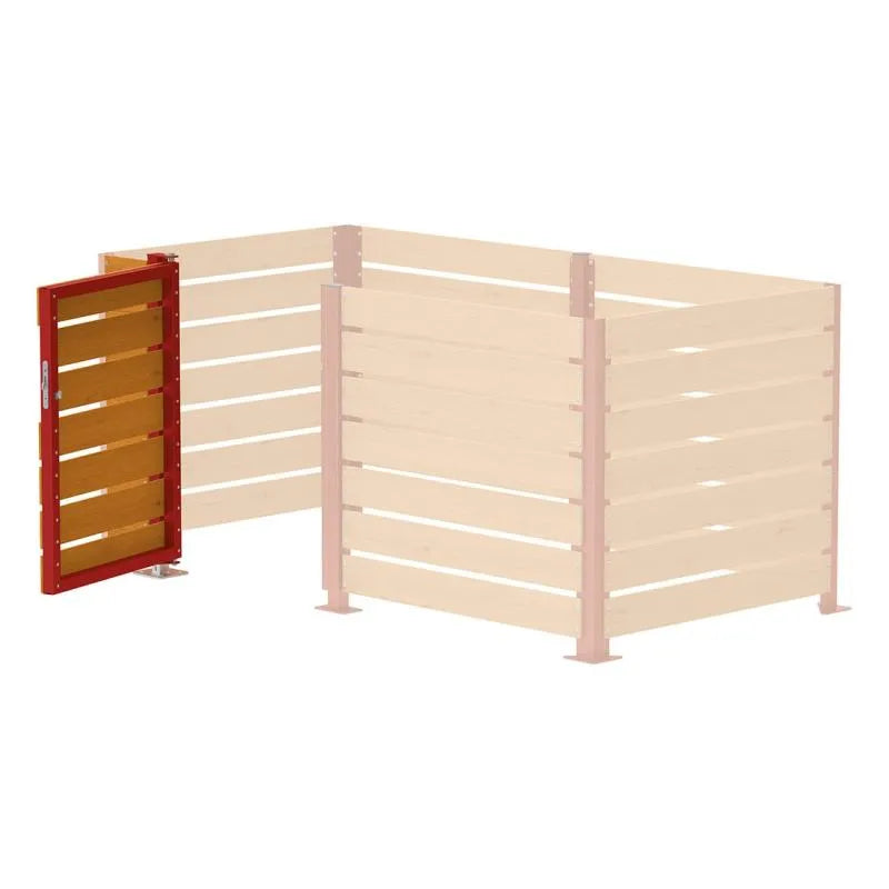 Porte en stratifié compact pour cache conteneurs Modulable