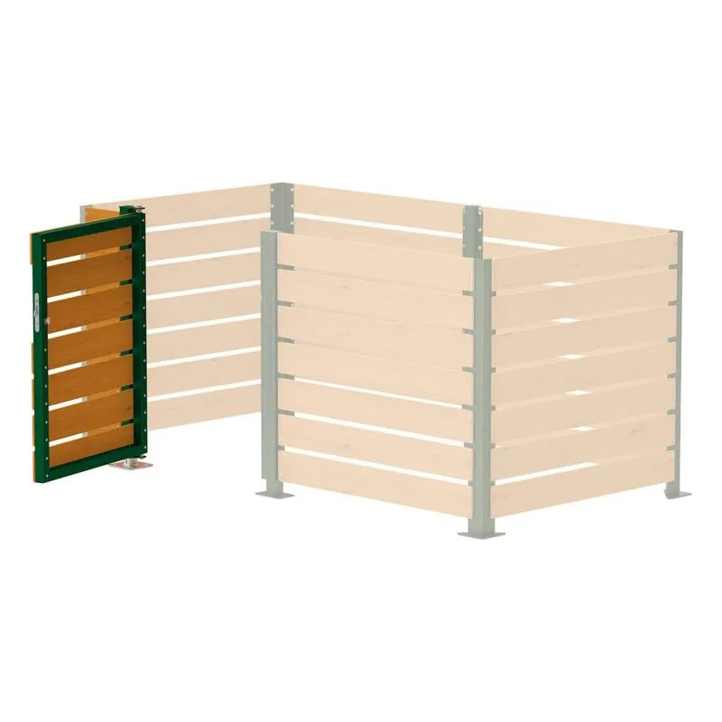Porte en stratifié compact pour cache conteneurs Modulable