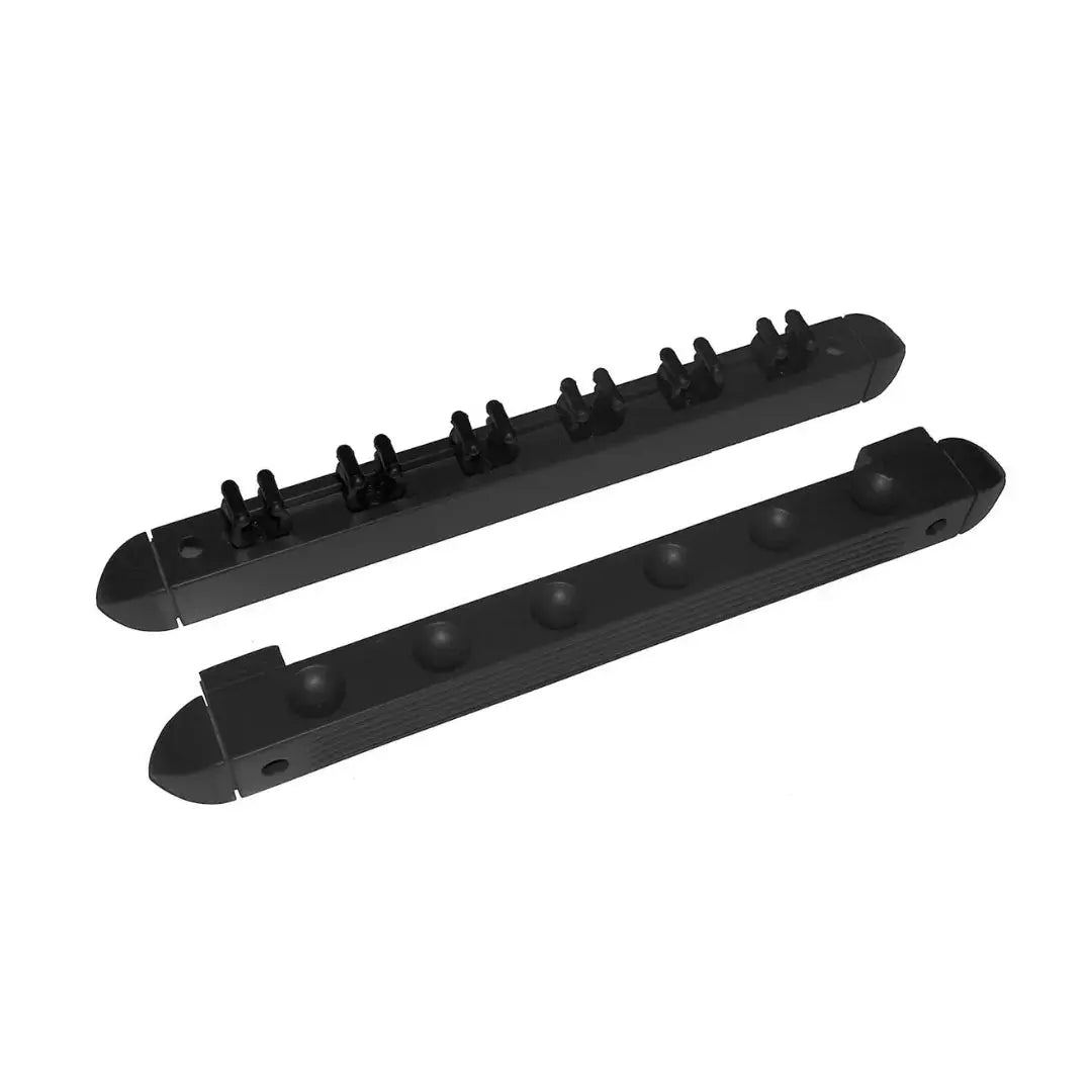 Porte queues mural de billard couleur noir pour rangement de 6 queues de billard