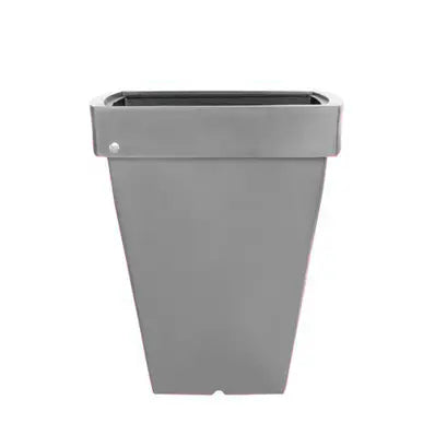 Pot décoratif carré rotomoulé en polyéthylène haute densité pour espaces verts