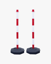 Lot de 2 poteaux plastiques de balisage économique - France Collectivités