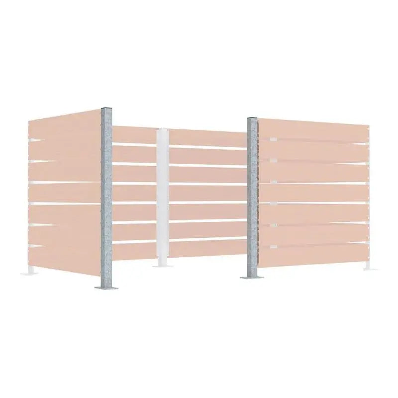 Poteau pour cache-conteneurs modulable Procity