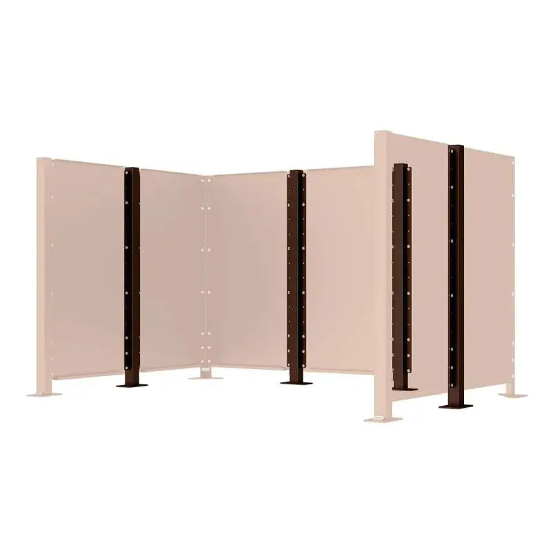 Poteau pour cache-conteneurs modulable Procity