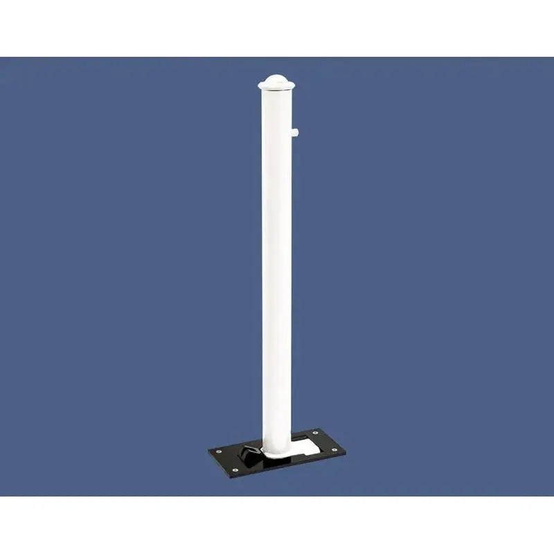 Potelet rabattable solibloc pommeau agora blanc