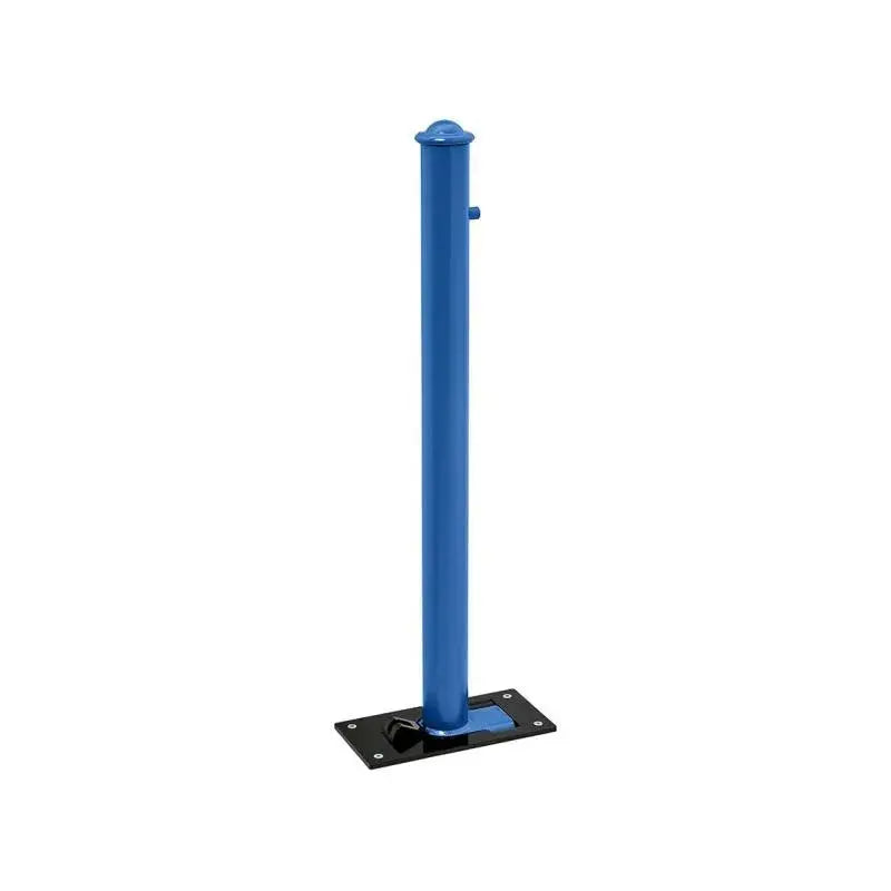 Potelet rabattable solibloc pommeau agora bleu