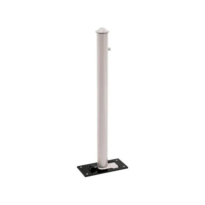 Potelet rabattable solibloc pommeau agora gris clair