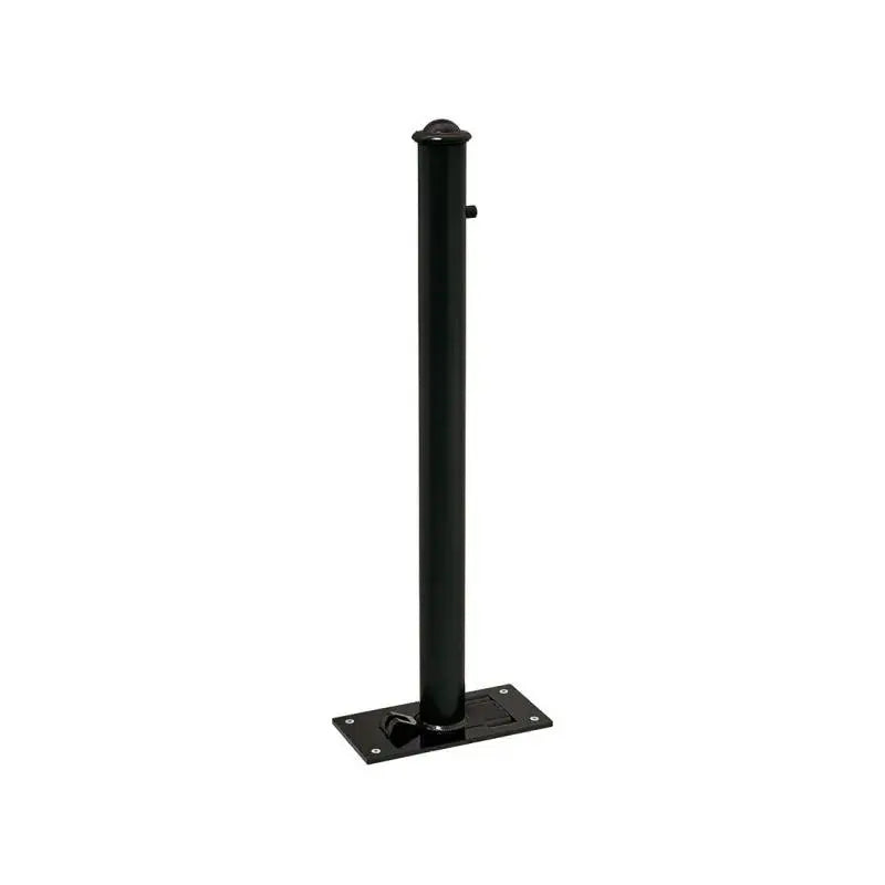 Potelet rabattable solibloc pommeau agora noir