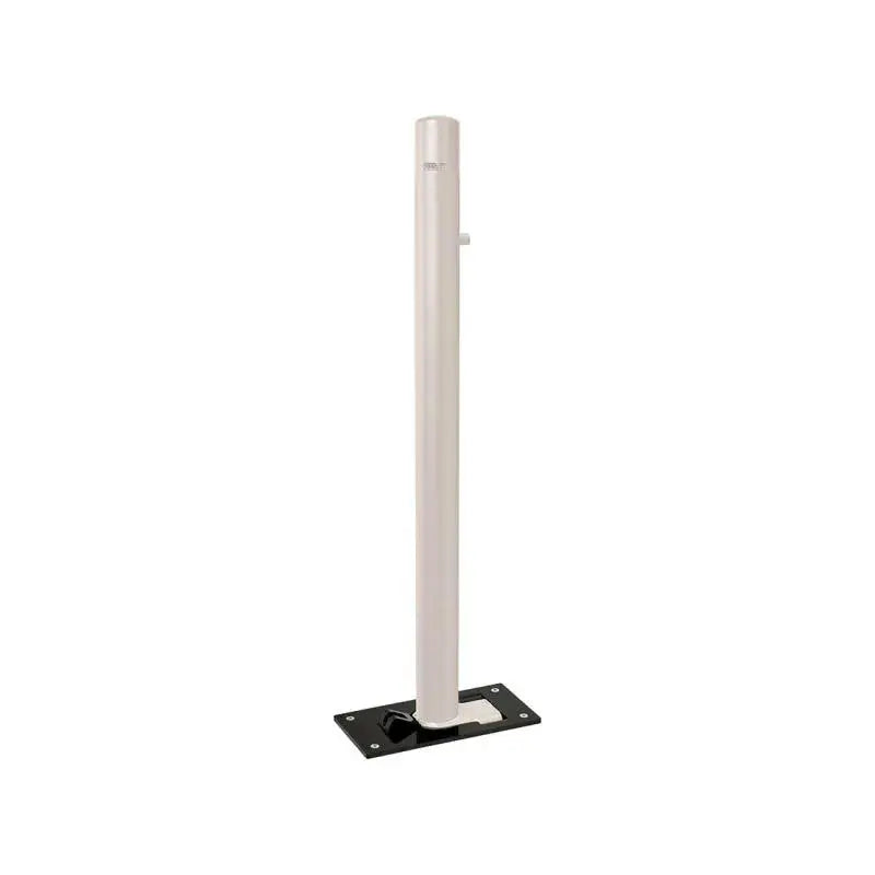 Potelet rabattable solibloc pommeau Carrefour gris clair