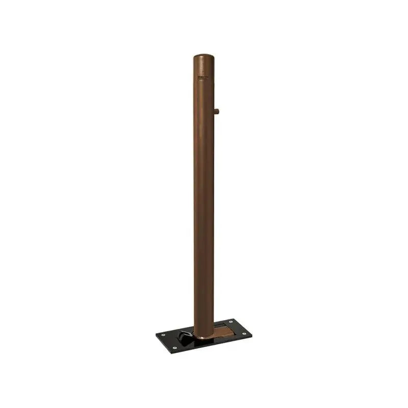 Potelet rabattable solibloc pommeau Carrefour marron