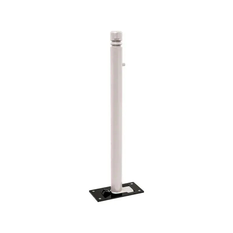 Potelet rabattable solibloc pommeau city gris clair