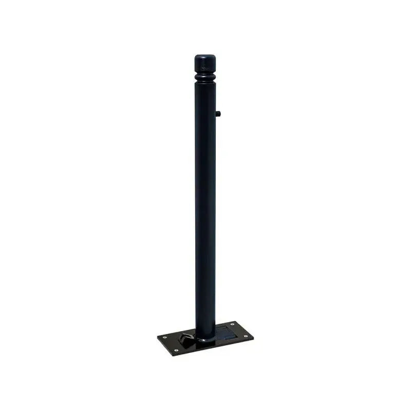 Potelet rabattable solibloc pommeau city noir