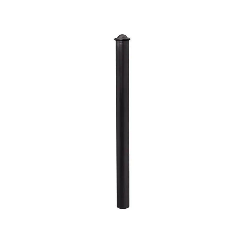 Détail du potelet Province avec tube acier épais et finition thermolaquée