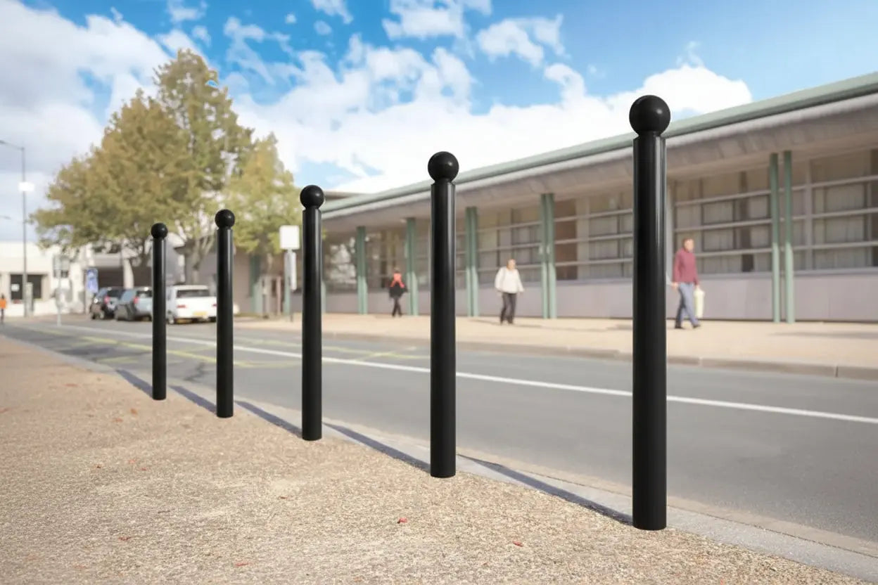 Potelet fixe Province avec finition thermolaquée et design élégant pour collectivités