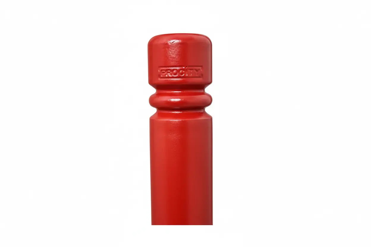 Potelet Province avec pommeau inox brossé pour mobilier urbain contemporain