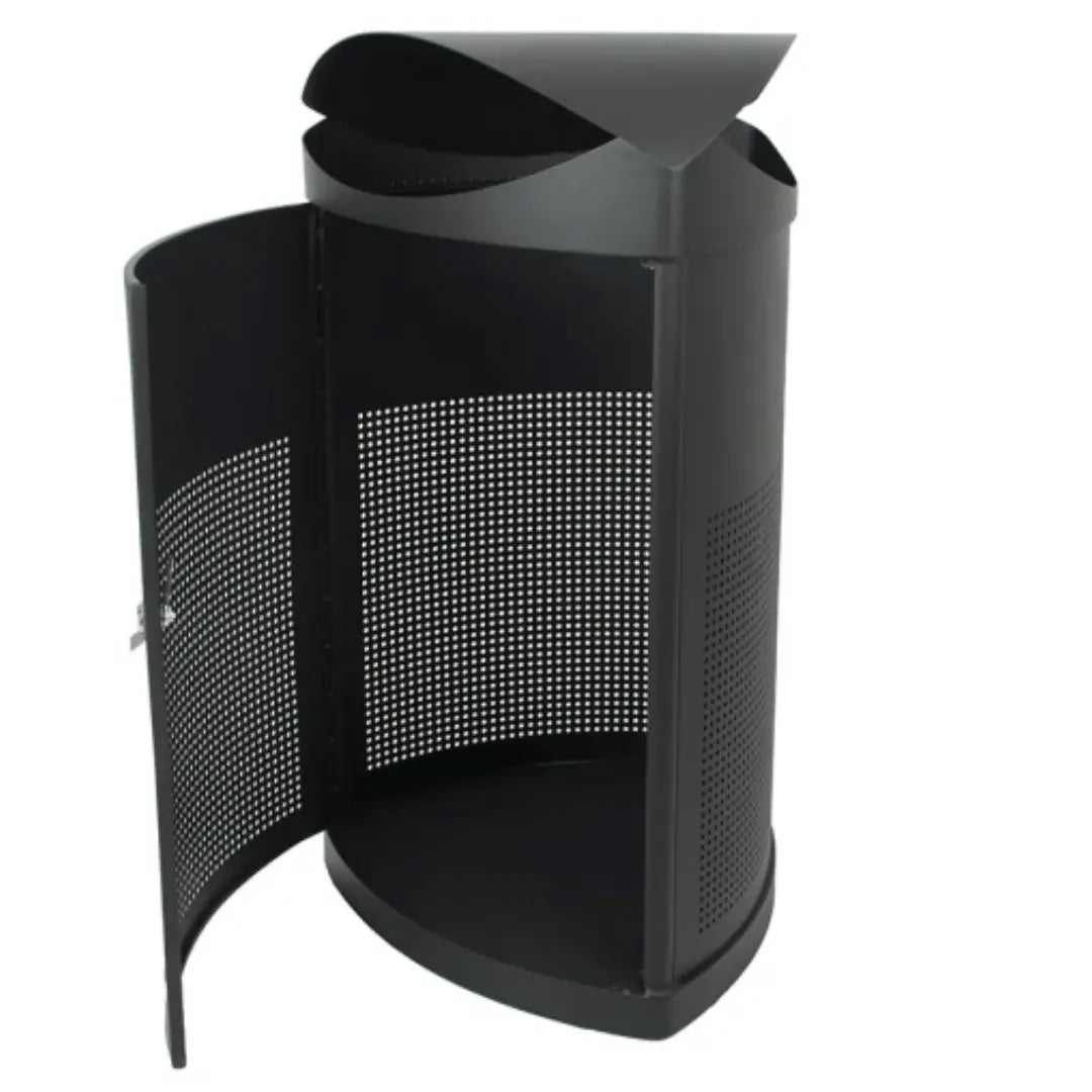 Poubelle extérieure triangle 60L
