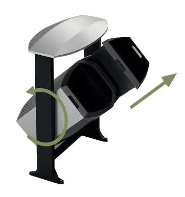Poubelle d'extérieur tri sélectif 2 X 39L