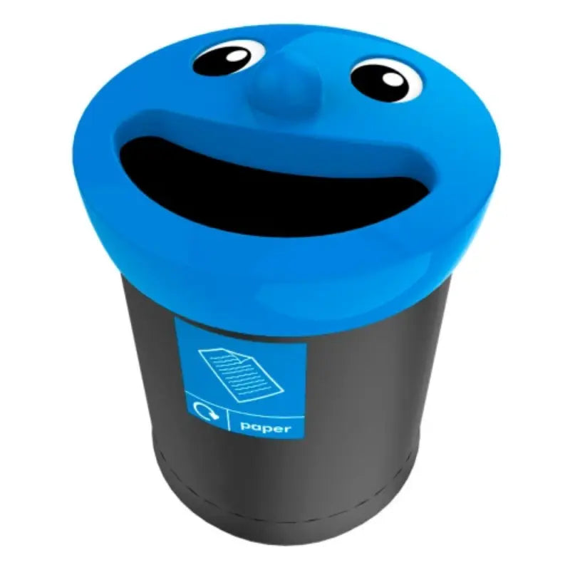 Poubelle smiley face 52L papier