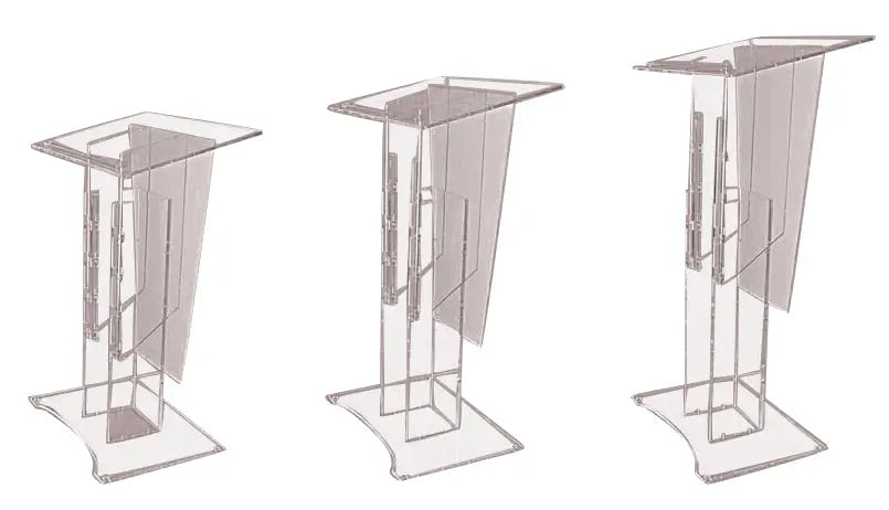 Pupitre plexiglas réglable en hauteur france collectivités