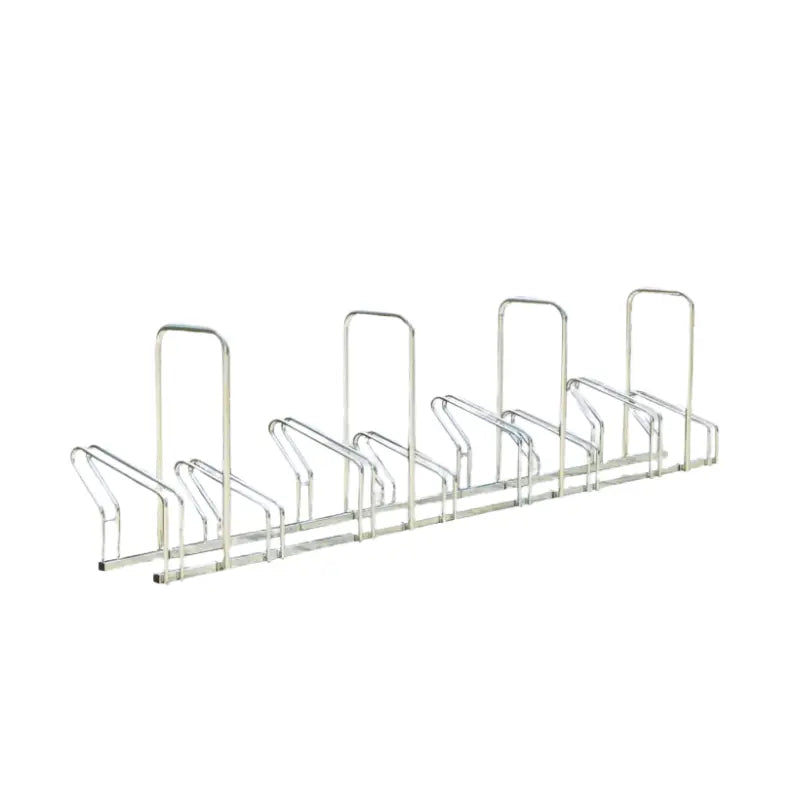 Râtelier hollandais sur 2 niveaux pour 8 ou 10 vélos avec arceaux antivol Mottez - France Collectivités