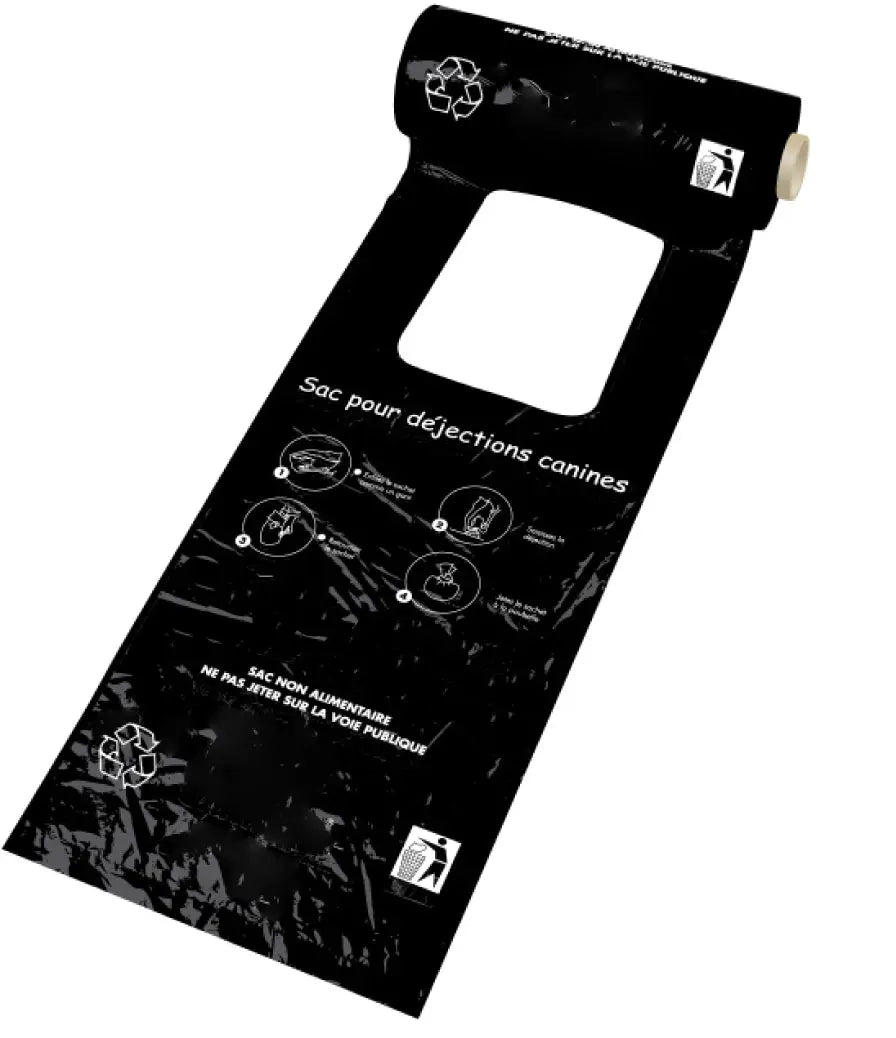 Sachets à déjections canines - rouleau france collectivités