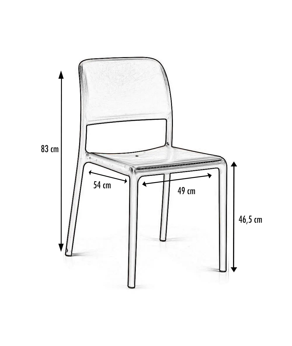 Chaise polypro Riva france collectivités