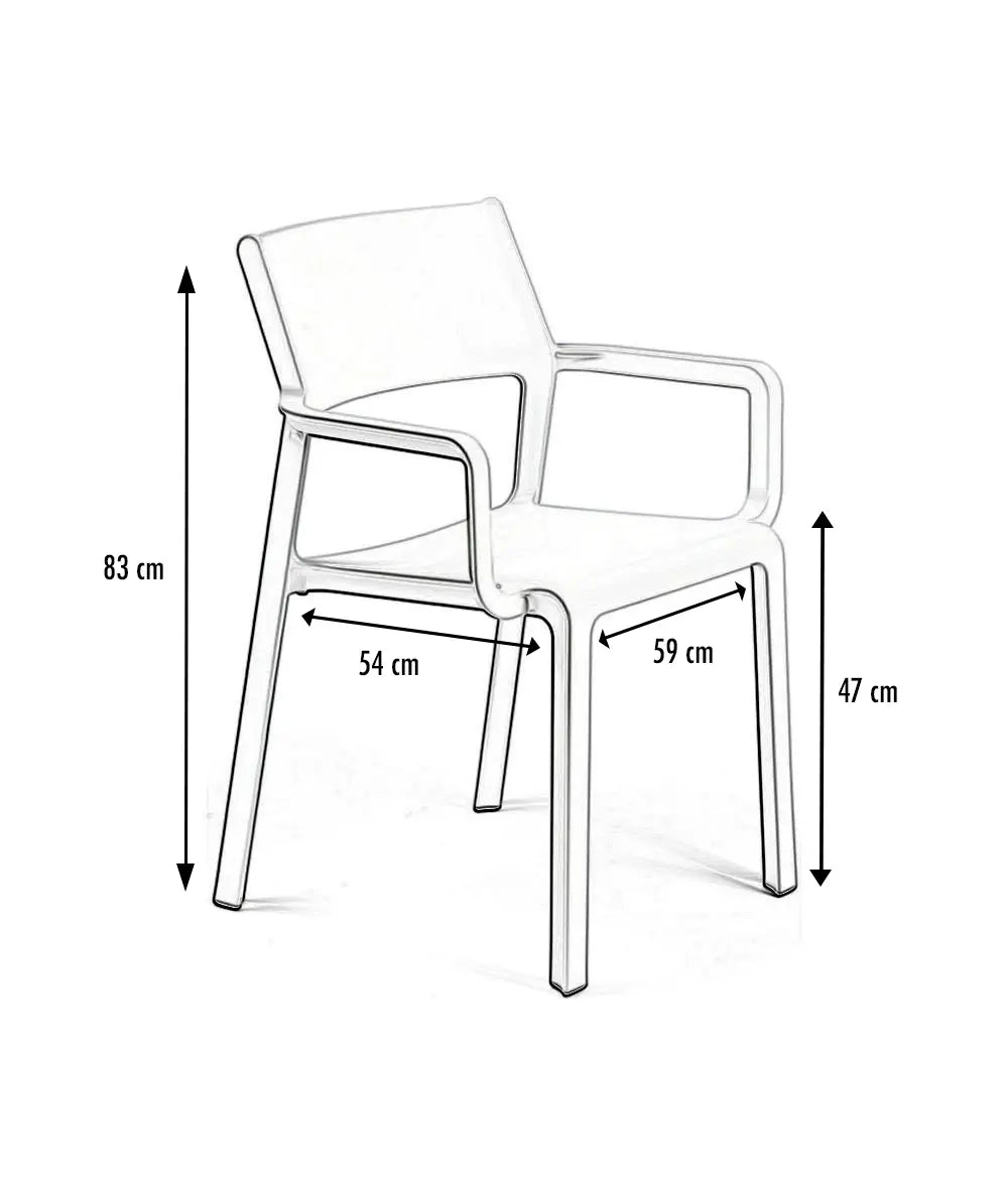 Fauteuil polypro Trill france collectivités