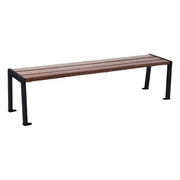 Banquette Silaos acier et plastique recyclé
