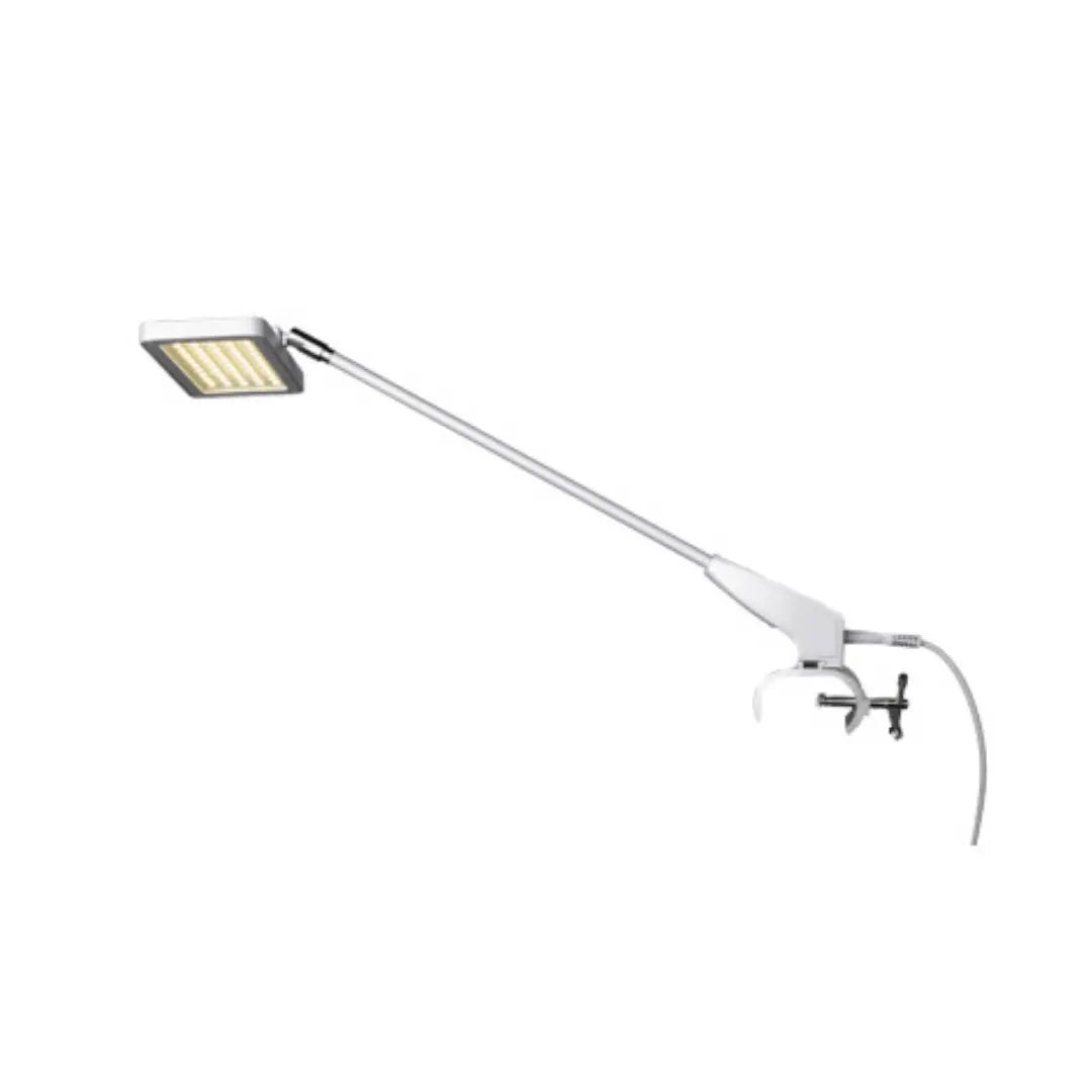 Spot led sur perche gris + fixation etau ronde france collectivités