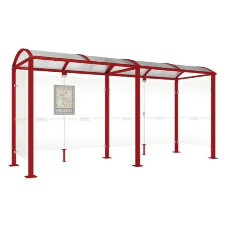 Station de bus Noirmoutier avec pose sur platines et structure robuste